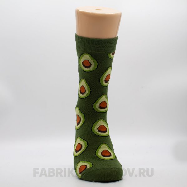 Мужские носки с авокадо Мужские носки с авокадо