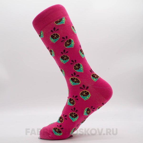 Мужские носки с изображением лайма Мужские носки с изображением лайма