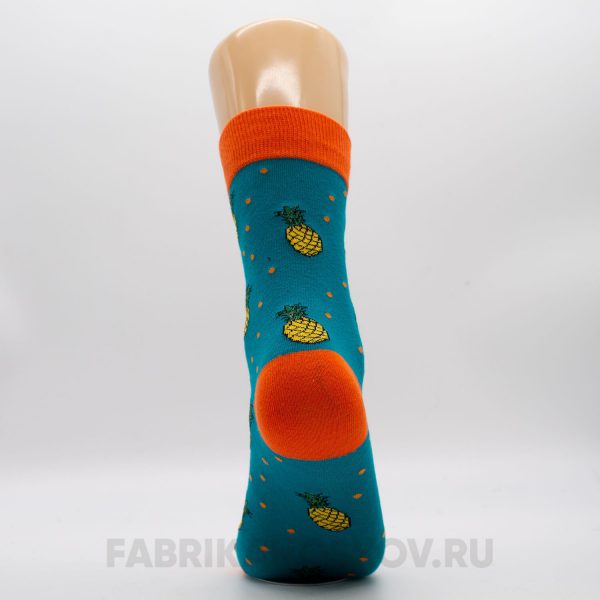 Мужские носки с ананасами Мужские носки с ананасами
