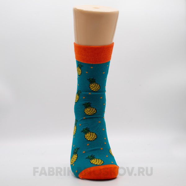 Мужские носки с ананасами Мужские носки с ананасами