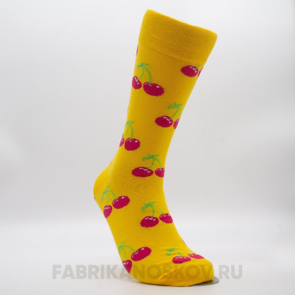 Мужские носки с вишней Мужские носки с вишней