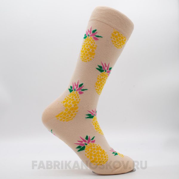 Мужские носки с изображением ананаса Мужские носки с изображением ананаса