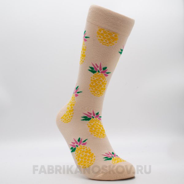 Мужские носки с изображением ананаса Мужские носки с изображением ананаса