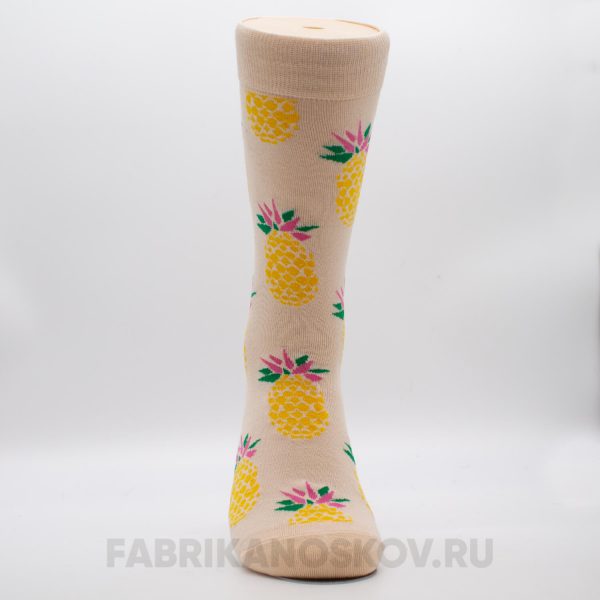 Мужские носки с изображением ананаса Мужские носки с изображением ананаса