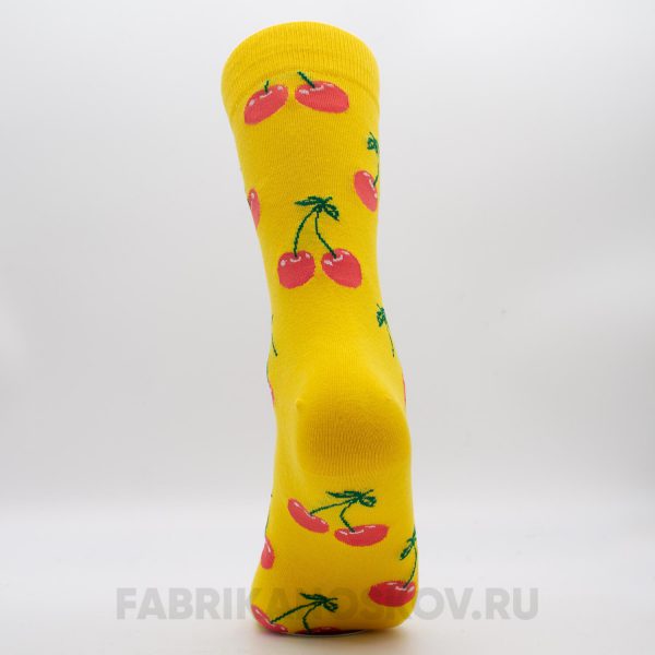 Мужские носки с изображением вишни