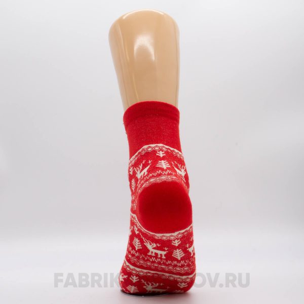 Женские новогодние носки с медведем Женские новогодние носки с медведем