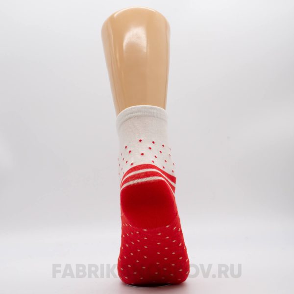 Женские новогодние носки с лисичкой и оленями