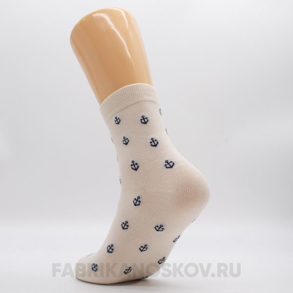 Мужские носки с малыми якорями Мужские носки с малыми якорями