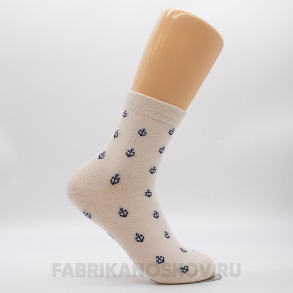 Мужские носки с малыми якорями Мужские носки с малыми якорями