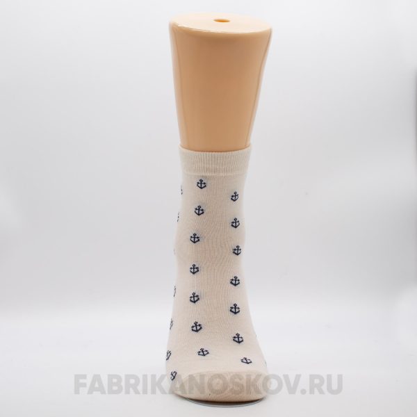 Мужские носки с малыми якорями Мужские носки с малыми якорями
