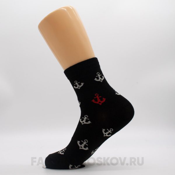 Мужские носки с большими якорями Мужские носки с большими якорями