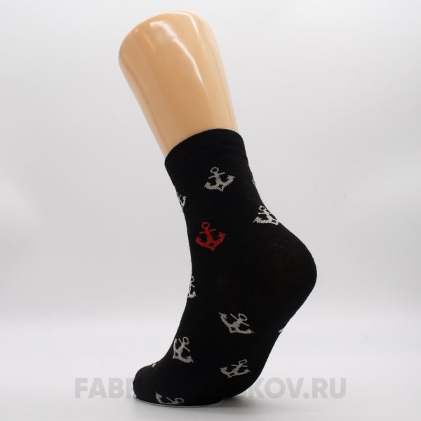 Мужские носки с большими якорями Мужские носки с большими якорями