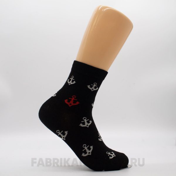Мужские носки с большими якорями Мужские носки с большими якорями