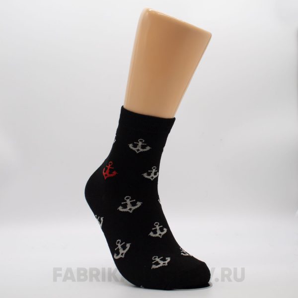 Мужские носки с большими якорями Мужские носки с большими якорями