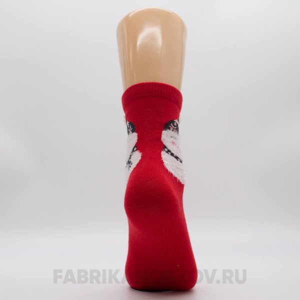 Женские новогодние носки со снеговиком Женские новогодние носки со снеговиком
