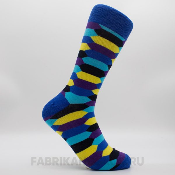 Мужские носки с шестиугольниками Мужские носки с шестиугольниками
