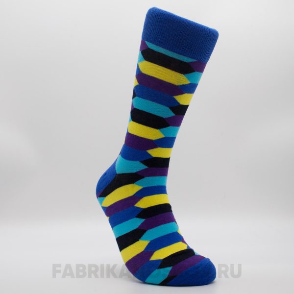 Мужские носки с шестиугольниками Мужские носки с шестиугольниками