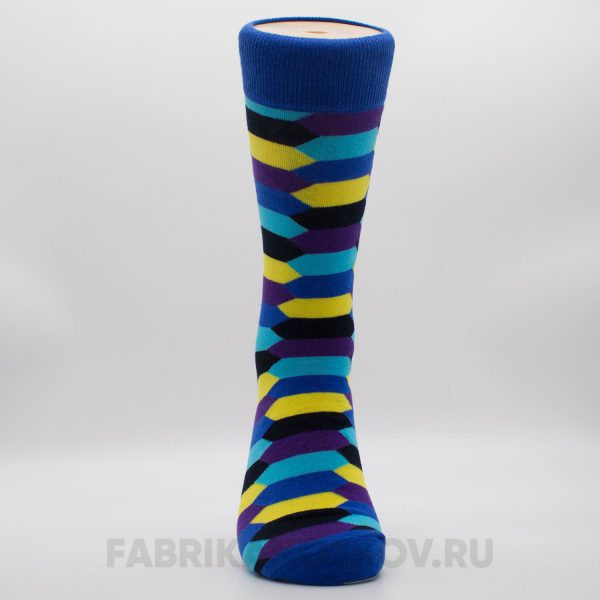 Мужские носки с шестиугольниками Мужские носки с шестиугольниками
