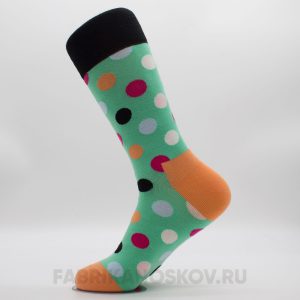 Мужские носки с большими кругами