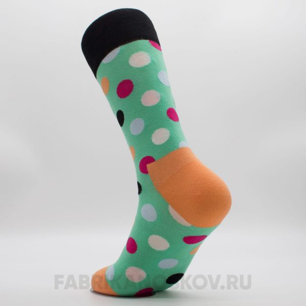 Мужские носки с большими кругами Мужские носки с большими кругами