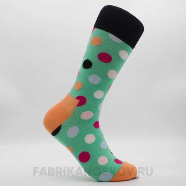 Мужские носки с большими кругами Мужские носки с большими кругами