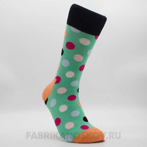 Мужские носки с большими кругами Мужские носки с большими кругами