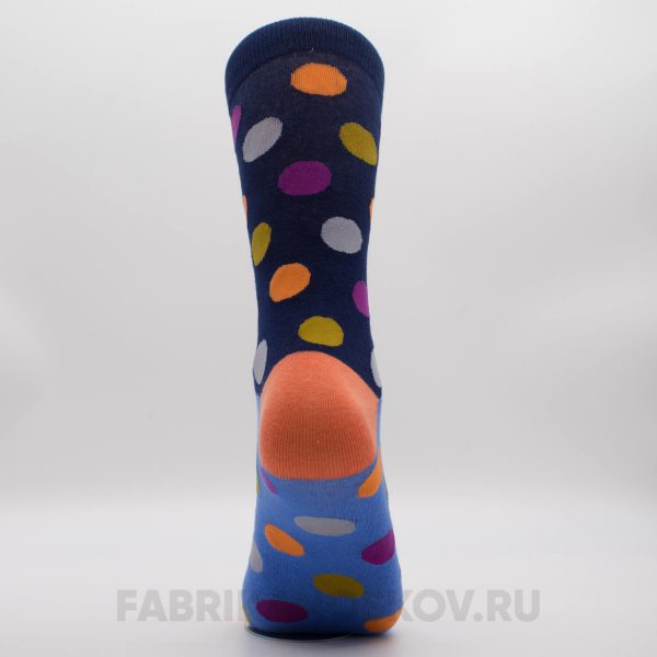 Длинные мужские носки с большими точками Длинные мужские носки с большими точками