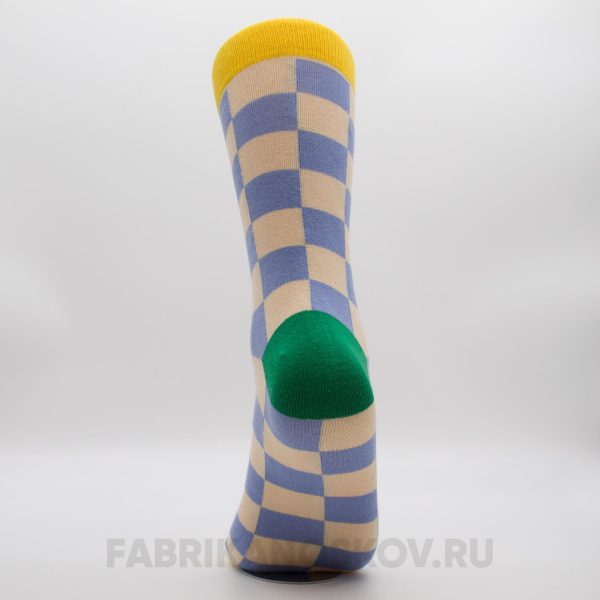 Мужские носки с квадратами разных цветов Мужские носки с квадратами разных цветов