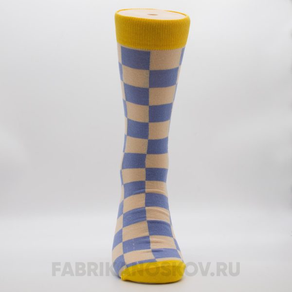 Мужские носки с квадратами разных цветов Мужские носки с квадратами разных цветов