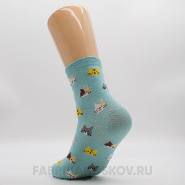 Женские носки с котиками Женские носки с котиками