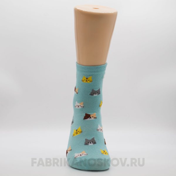 Женские носки с котиками Женские носки с котиками