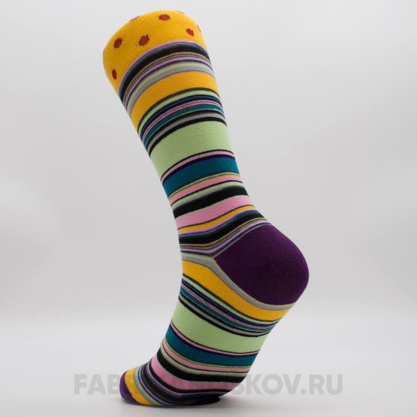 Длинные мужские носки с тонкими линиями Длинные мужские носки с тонкими линиями