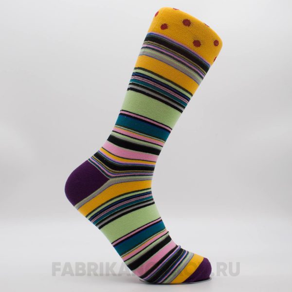 Длинные мужские носки с тонкими линиями Длинные мужские носки с тонкими линиями