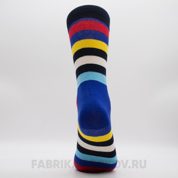 Мужские носки с разноцветными линиями Мужские носки с разноцветными линиями