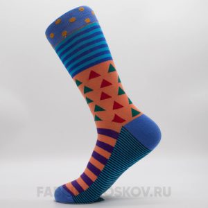 Мужские носки с треугольниками