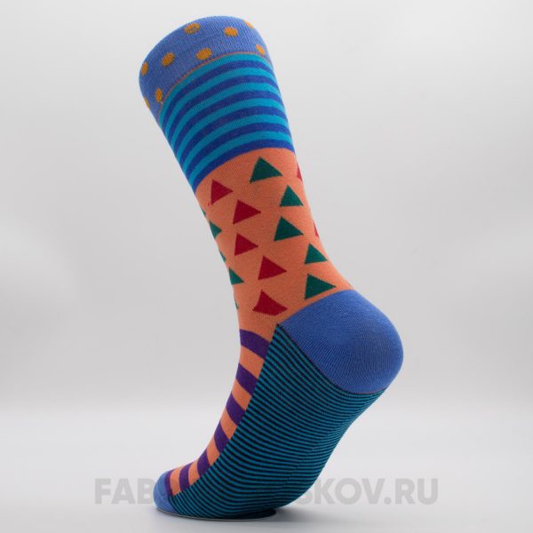 Мужские носки с треугольниками Мужские носки с треугольниками