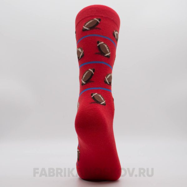 Мужские носки с изображением мячей для регби