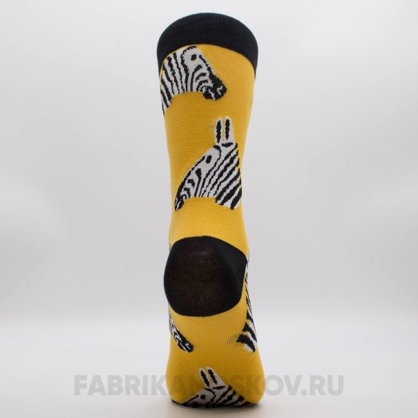 Мужские носки с изображением зебры Мужские носки с изображением зебры