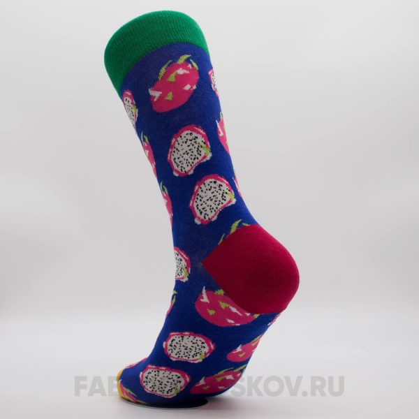 Мужские носки с изображением драгон фрукта Мужские носки с изображением драгон фрукта