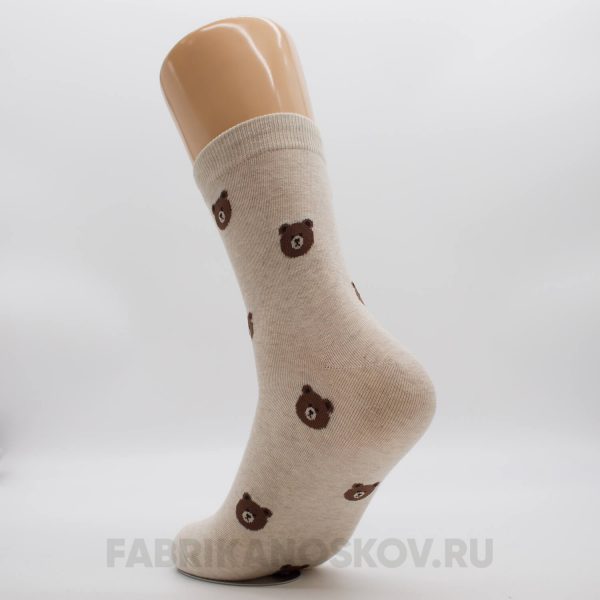 Мужские носки с медведями Мужские носки с медведями