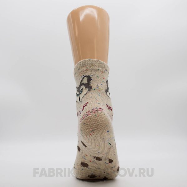 Женские носки с волком Женские носки с волком