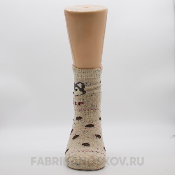 Женские носки с волком Женские носки с волком