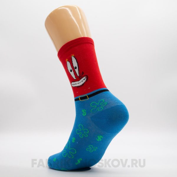 Мужские спортивные носки с крабом