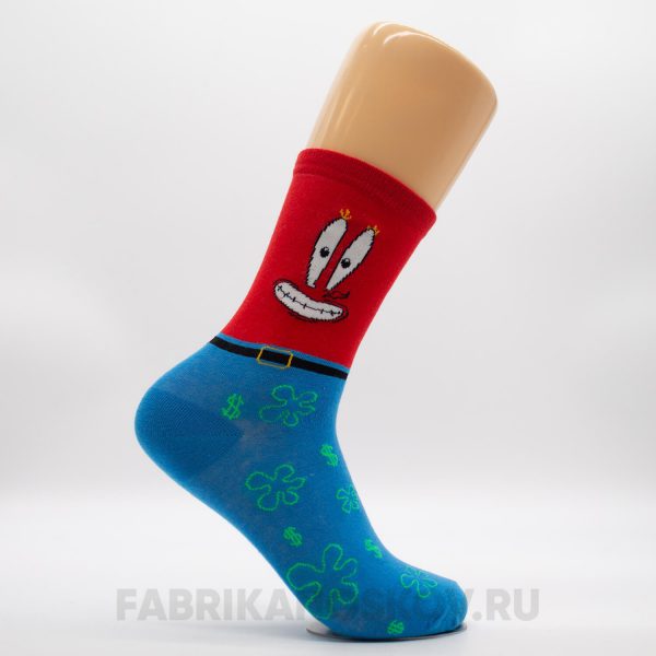 Мужские спортивные носки с крабом