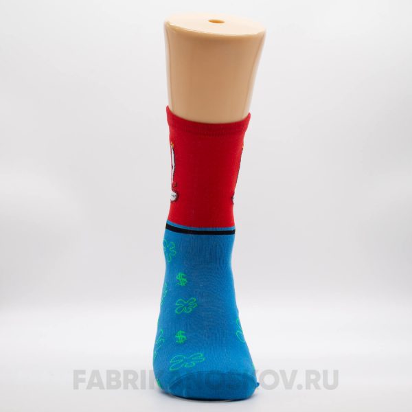 Мужские спортивные носки с крабом