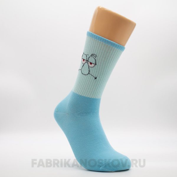 Мужские носки "Сквидвард"