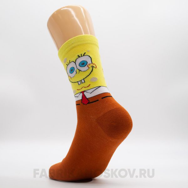 Мужские носки "Спанч Боб"