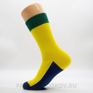 Мужские носки в цветах Бразилии