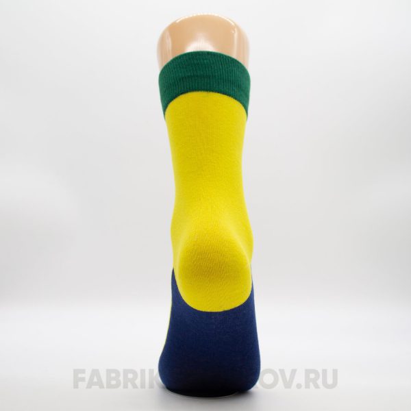 Мужские носки в цветах Бразилии Мужские носки в цветах Бразилии