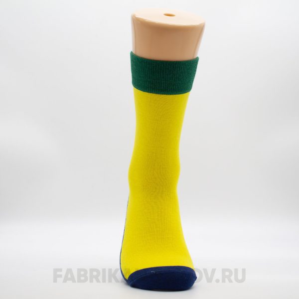 Мужские носки в цветах Бразилии Мужские носки в цветах Бразилии